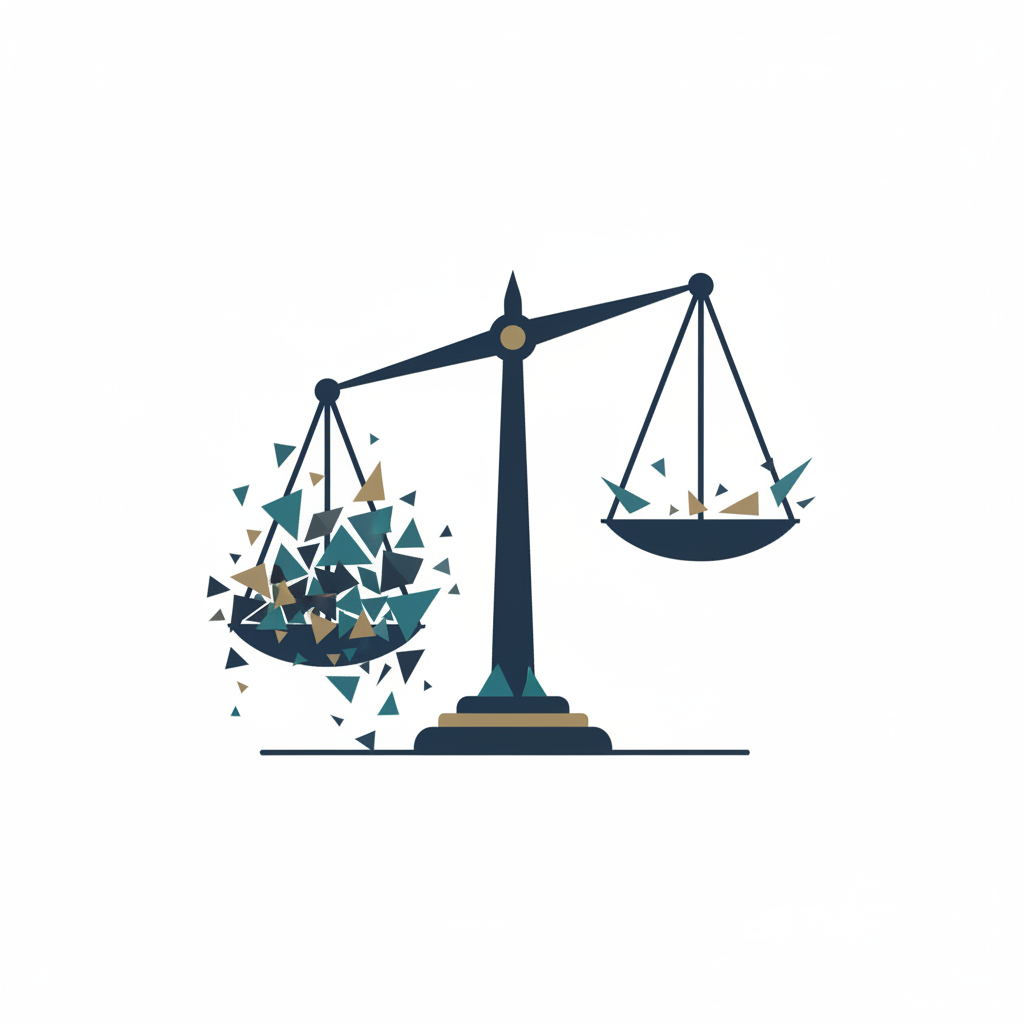 Dirigeant d'entreprise examinant des documents juridiques dans un bureau d'avocat avec marteau de juge