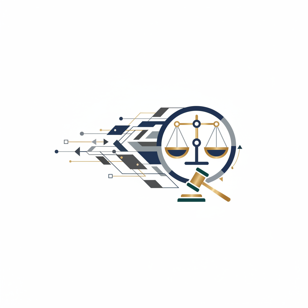 Code source informatique avec annotations juridiques sur écran d'ordinateur